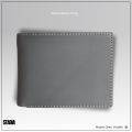 MATTE GREY WALLET Gift for Men | Business Class High-Quality Leather. Multiple Card Holder, Solid Color Travel Purse. 