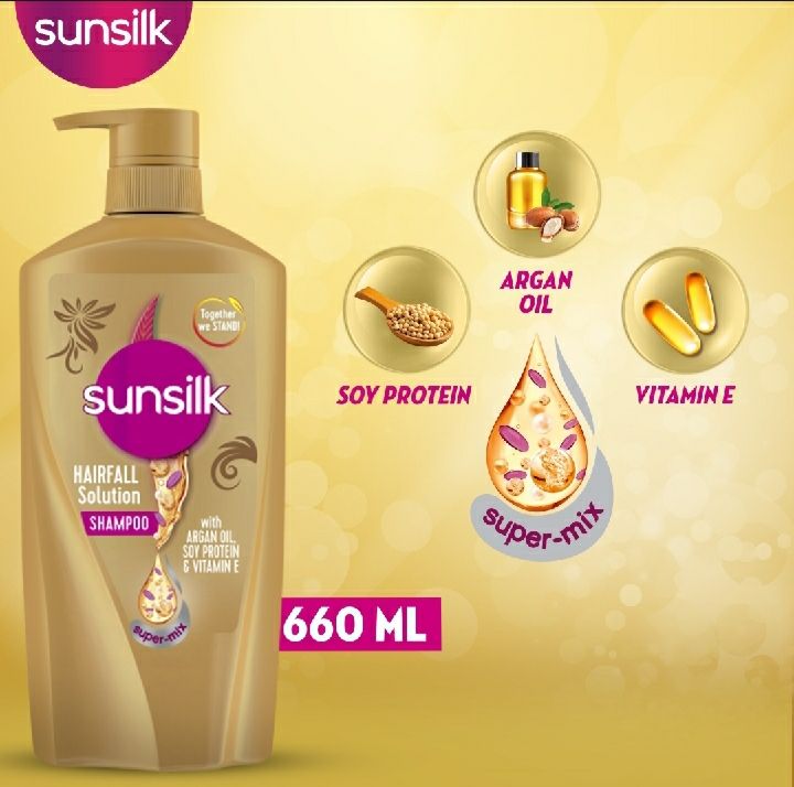 Hairfall sollution Shampoo with organ Oil soya protien & vitamin E (660ml)
