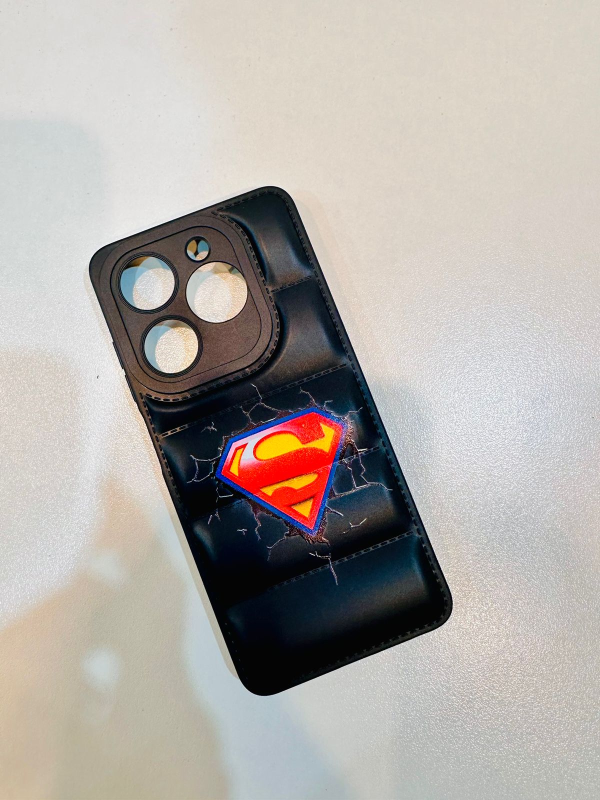 Lahore Mobile Case for Tecno Pop 8 Back Covers - Premium Soft Silicon Puffer Case - New Elegant Designs 7