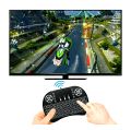 Mini Wireless Keyboard RF-500 with 3 Color RGB Backlit, 2.4GHz Wireless Mini Keyboard Rechargeable Controller with Touchpad Mouse Combo, Compatible with Android TV Box, IPTV, HTPC, Smart TV, PC, etc. RGB Lighting Mini Gaming Keyboard. 