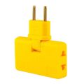 180 Degree Rotation Lightweight EU Power Plug Adapter Travel Electrical Charging Foldable Extension Portable Copper Safety. 