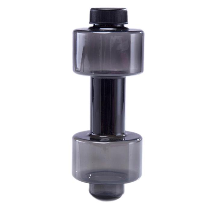 Dumbbell Plastic Bottle 550Ml Sports Water Bottles Portable Leakproof Dumbbell