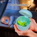 Portable Disinfection Box Portable Uv Sterilization Box Usb Rechargeable Mini Sanitizer for Pacifiers Watches Keys Contact Lens Multi-angle Uv Lamp Beads Sanitizing Box Sterilization Box for Pacifiers. 