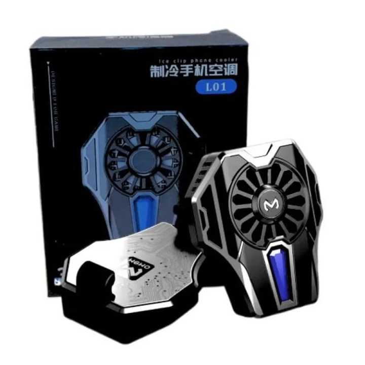 MEMO L01 Mobile Radiator Phone Cooling Fan Case Cold Wind Handle Fan for PUGB Mobile Cooler Mobile Cooling Fan Case