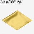 Rich gold silk pocket square(Handkerchief) for Men. 