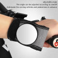 HD Bicycle Rearview Mirror Arm Wrist Strap Safety Rear View Cycling Accessories MTB Road Bike Mirrors. 