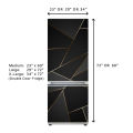 Elegant 3D Design Fridge Stickers, Door Wrap, Self-adhesive, Waterproof, PVC by Elegant Decore. 