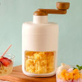 Manual Ice Crusher ice shaver Machine Gola Maker For Home Easy To Use For Ladies. 