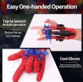 Spiderman Web Shooter Toy Kids Plastic Spiderman Launcher Gloves Wrist Toys Set Gift For Kids Spider Web Shooting Game - 2 Sets of Kids Spider Hero Role Play Launcher Gloves with Wrist Toy Set, Movie Theme + free cod + free delivery. 