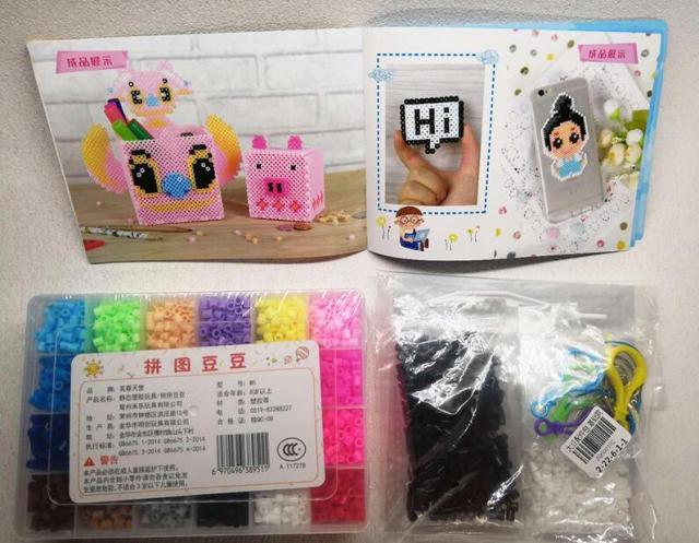 Perler Beads Kit 5mm/2.6mm Hama Beads Whole Set With Pegboard And Iron 3d Puzzle Diy Toy Kids Creative Handmade Craft Toy