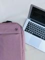 Laptop Parachute  Bag, Men Laptop Backpacks Joy Start With HP Logo Shoulder Bags For Boys - Fashion Backpack For College & University and School -Traveling Bags. Colors (Grey & Pink). 