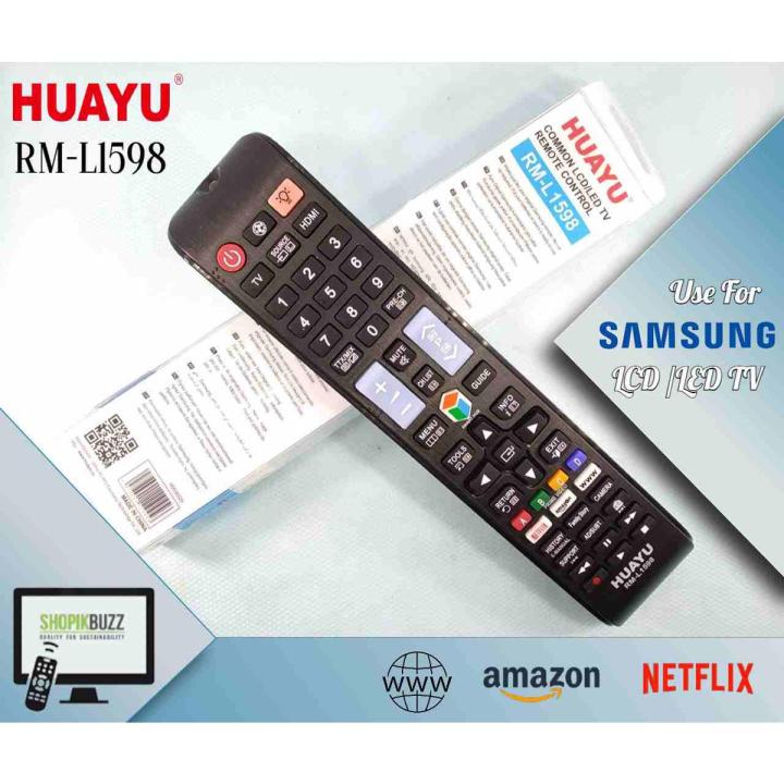 Samsung Smart LED TV remote control NetflEx & Amazon  & 3D button RM-L1598 |  Circuit Town