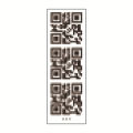 Instagram Scan Surprise Confession QR Code Creative Little Fresh Girl Cartoon Tattoo Sticker Customization. 