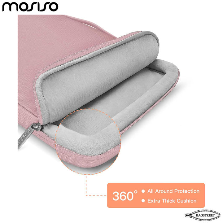 MOSISO%20Laptop%20Sleeve%2013.3"%20-%2014"%20Inch%20Compatible%20with%20MacBook%20Air/Pro,%2013-13.3-13.6-14%20inch%20Laptop,%20Compatible%20with%20MacBook%20Pro%2014%20Inch%20M3%20M2%20M1%20Pro%20Max%202023-2021%20Notebook,%20Laptop%20Sleeve%20Multifunctional%20Handbag%20-%20Rose%20Quartz%20-%20Image%204