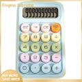 Enigma- Digital Display Calculator Large Button Desktop Calculator with Big Display Screen Lightweight Portable Digital Calculator for Easy Use Battery Powered 10-digit Digital Display Calculator. 