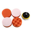 7Pcs 3" inches Gross Polishing Buffing Pad Kit Drill Adapter Car Polisher Buffer. 