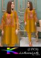 Kunar Stiched Chapter 2, Royal 2 Pcs ( Gown+Shirt) Embroidered Dress For Women. 