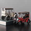 Vintage Iron Art Old Car Model Craft Desktop Ornament Kids Toy Collection Gift. 