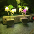 Automatic Sensor Light, Automatic changing color, Night Light, Color Changing Lamp, LED small night light, Flower Mushroom Lamp, , kids room Home LED. 