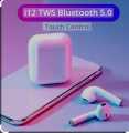 i12 Double Airpods Wireless Bluetooth Hand Free with Power Bank Stereo Earphones White bluetooth ear phone for all cell phones use. 