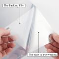Privacy Window Film Sun Protection One Way Reflective Window Film Heat Insulation Anti-UV Self Adhesive Glass Film Office Home. 