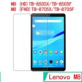 Lenovo M8 HD 8" Tablet Screen Glass Protector For Lenovo M8 HD 8"  Glass for Lenovo M8 HD Tb-8505, Tb-8705 8" DTab D-42A. 