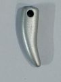 Unique Beads for Unique Crafts. Silver Long Curve Tussle Plastic Beads. Pack of 40gms Beads, For DIY Jewelry Making, Crafting, Home Decor, And Dress Accessories.. 