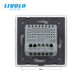 Livolo  4 Gang Touch & Remote Smart Light Outlet Wall Switch. 