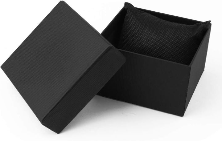 Watch Gift Box, Packing Box in Black Color | Box For Bangles Watches and Bracetes by MO Mart