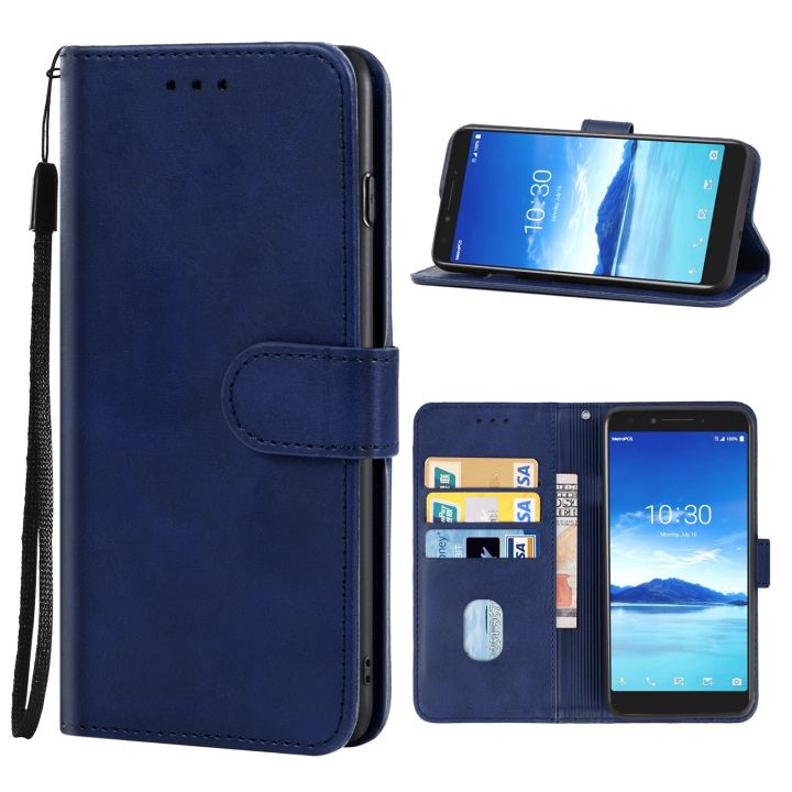 Leather Phone Case For Alcatel 7