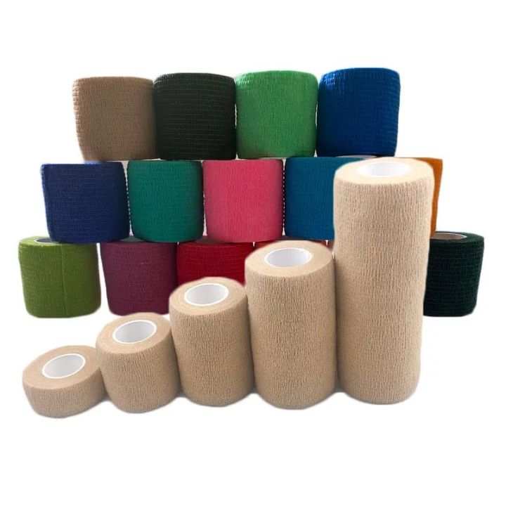 【Atoztide Store】m Breathable Elastic Bandage Self-adhesive Sport Protective Fixer Tape Medical Wrap Bandage flex tape