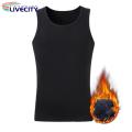 Men Sleeveless Top Ultra-thick Fleece Lined Tank Top Vest Warm Thermal Base Layer for Southeast Asian Buyers Men Thermal Vest. 