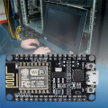 ESP-12E ESP8266 CP2102 Nodemcu Lua V3 WIFI Development Board Development Board +USB to Serial Port Module+Bread Board+65 Jumper+USB Cable. 