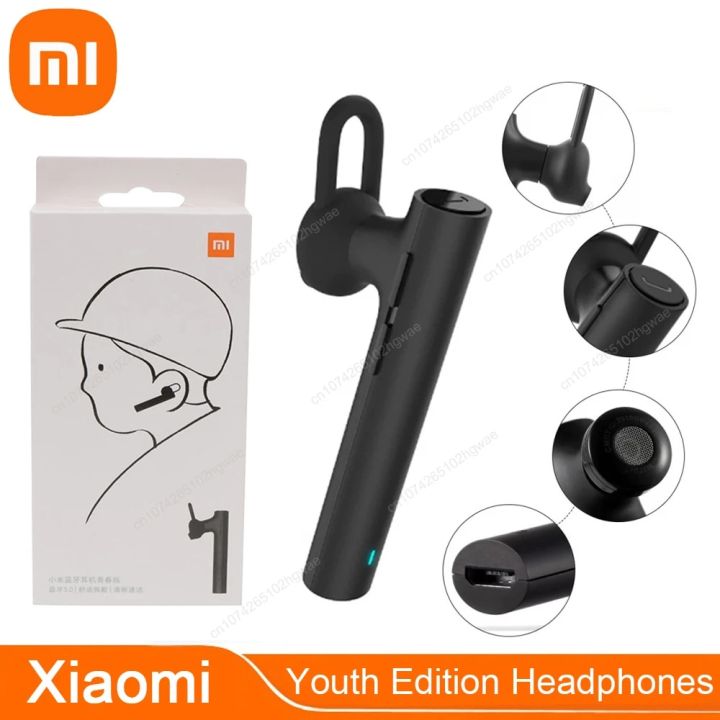 Newest Xiaomi MI Bluetooth Headphones Earphone Youth Edition Bluetooth 5.0 Headset With Noise Reduction Mic Wireless Earbud