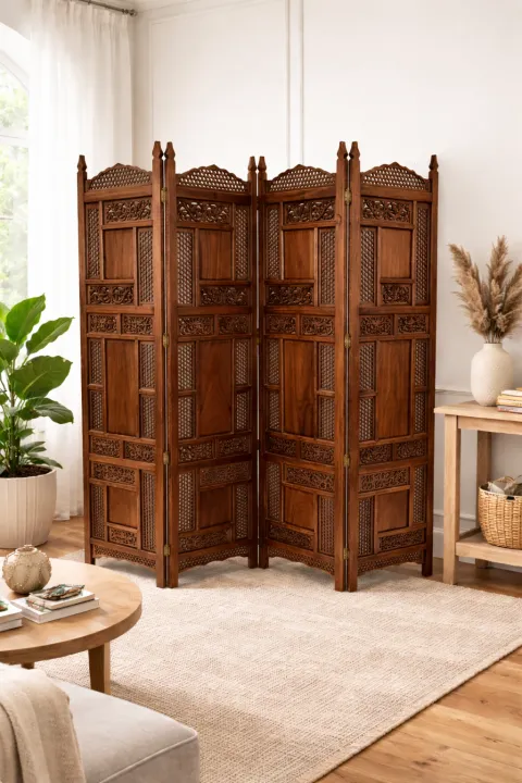 Elegant%20Hand-Carved%20Sheesham%20Wood%20Folding%20Screen%20Room%20Divider%20-%20Image%203