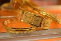 24K Gold Plated Bangles Gajra Set. 