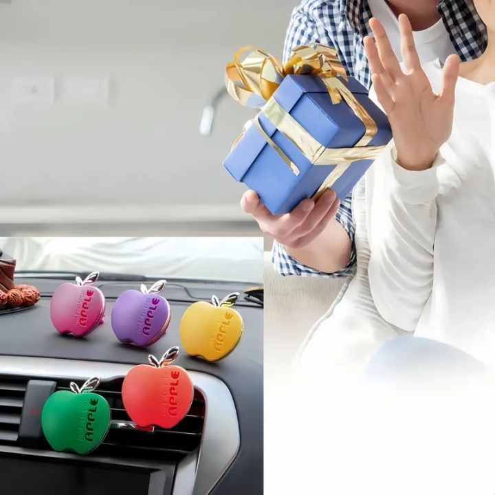 1pc%20Apple%20Shaped%20Car%20Air%20Freshener%20Dual%20Use%20Vent%20Clip%20&%20Dashboard%20Perfume%20Long-Lasting%20Fruity%20Scent%20Cute%20Colorful%20Auto%20Interior%20Alcohol-Free%20Aromatherapy%20Diffuser%20-%20Image%205