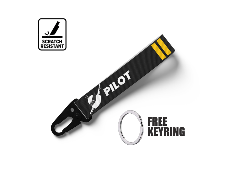 Pilot Keychain - Premium Aviation Crew Key Ring for Pilots, Cabin Crew ...