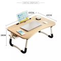 Portable Folding Laptop , Study Table Desk , Flexible & Multipurpose , Wooden Foldable laptop Desk for Bed/ Sofa, Tea Serving Table Stand. 