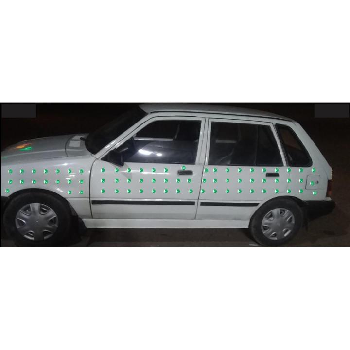 70 PVC Stickers Of Pakistani Flag