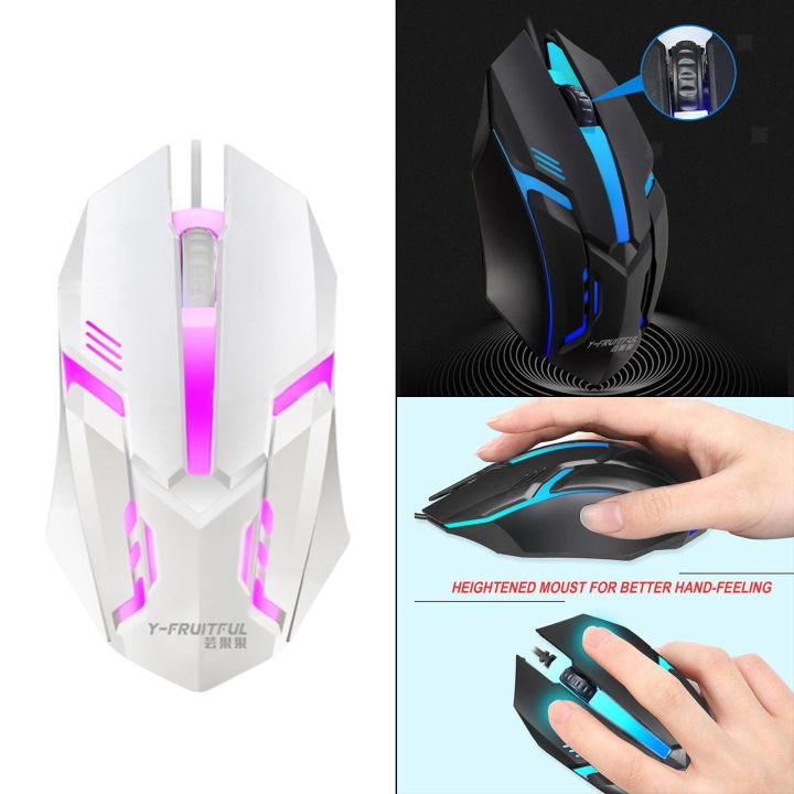professional%20Ergonomic%20RGB%20wired%20Mouse%20Gaming%20optical%20Mice%201600DPI%20USB%202.0%20head%20-%20High%20quality%20material%20-%20Image%203