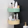 Bathroom Storage Rectangular Rack & Corner Shelf Organizer No Drill for Shower Soap Shampoo Holder Toilet Storage Accessories with Drainage hole. 
