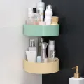 Bathroom Storage Rectangular Rack & Corner Shelf Organizer No Drill for Shower Soap Shampoo Holder Toilet Storage Accessories with Drainage hole. 