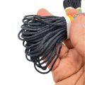 Piping Doori - 10 Meters - Doori For Stitching - Black Color - Pack Of 6. 