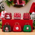 Christmas Hand Bags Decoration Makou Iron Handbag Candy Box For Kids Gift Small Iron Box Mini Handbag Christmas Decorations. 