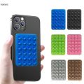 Multi-Function Silicone Suction Pad for Mobile – Sticky Phone Holder & Fixture Support | Reusable Sticker Suction Cup Back Stand | Random Colour | Mobile Accessory for Desk & Car Use. 