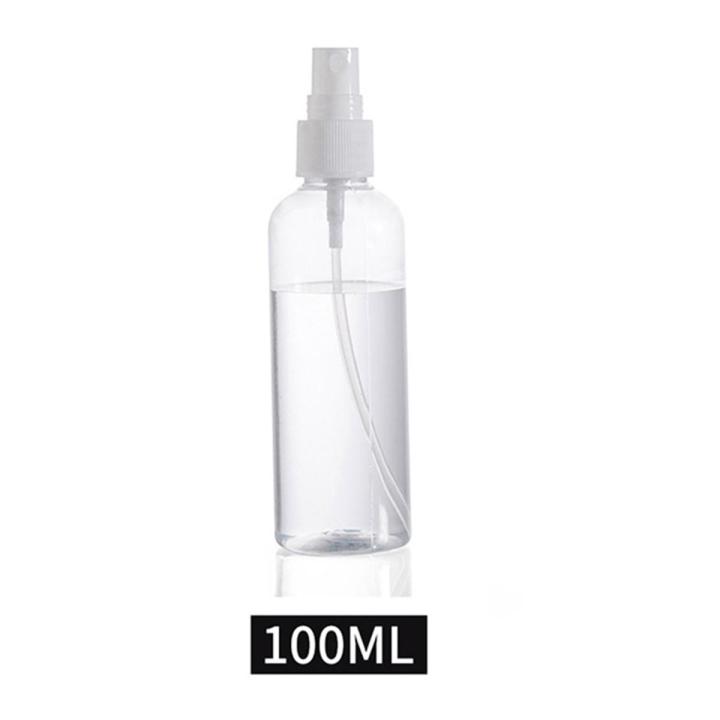 YT Free Funnel+Label Sticker -Transparent Empty Spray Bottles15ml/30ml/50ml/100ml Plastic Mini Refillable Container Empty Cosmetic Containers=1pcs