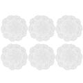 Table Mats Washable Round Beautiful Floral Placemats Coasters. 