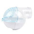 Hamster Bathroom Spherical Shape Dust-proof Plastic Small Animal Bath Sand Room Pet Supplies. 