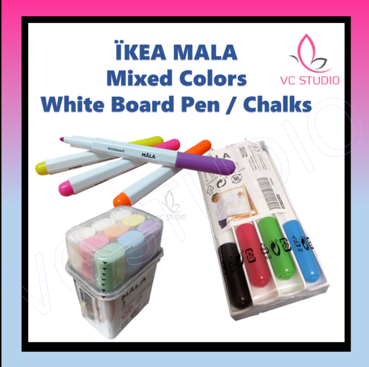 IKEA MALA Mixed Color Whiteboard Pen / Chalk